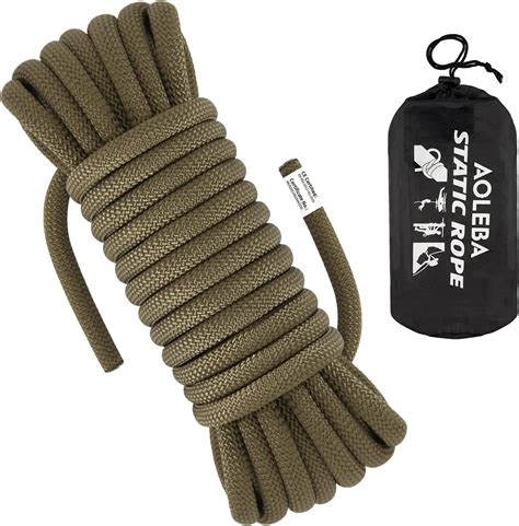 AOLEBA 10.5 mm Static Climbing Rope 10M32ft 20M64ft 30M96ft India | Ubuy