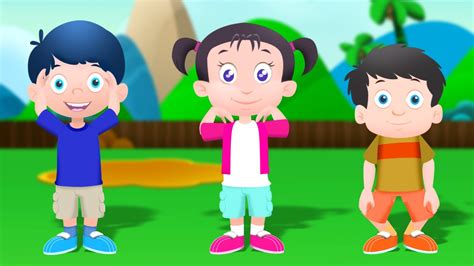 Head Shoulders Knees and Toes | Nursery Rhyme For Kids And Toddlers ...