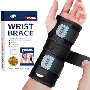 Buy Wrist Brace for Carpal Tunnel, Adjustable Wrist Support Brace with ...