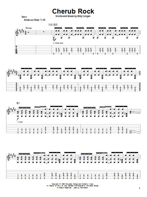 Rezultat imagine pentru Cherub Rock Guitar Tutorial