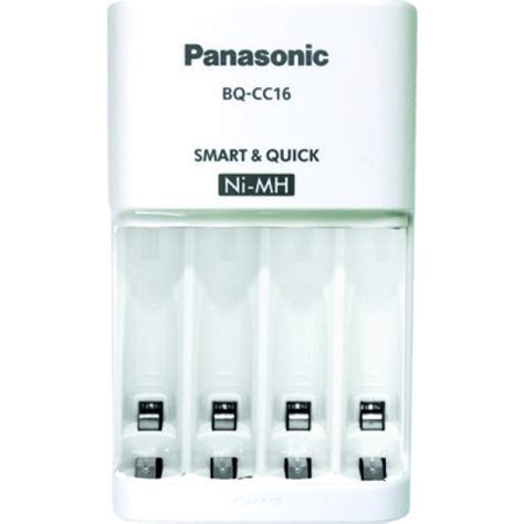 Panasonic Eneloop BQ-CC16 (2 hours) 4-Battery Fast Charger for Ni-MH AA ...