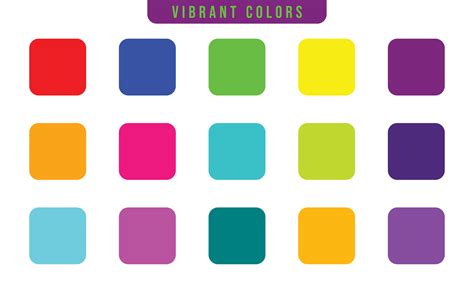 Vibrant Color Palette For Kids