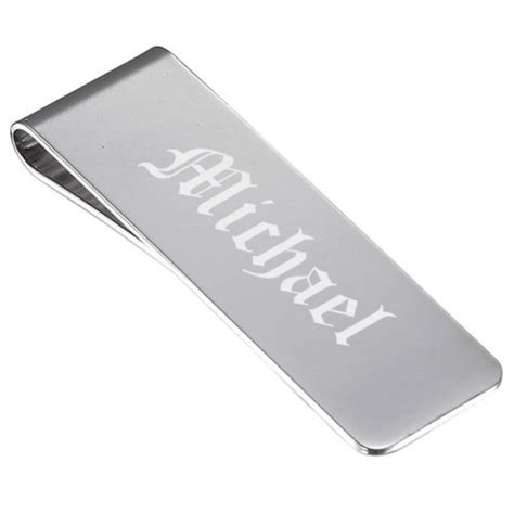 Mauritius Stainless Steel Money Clip - Southern Glam Monogram