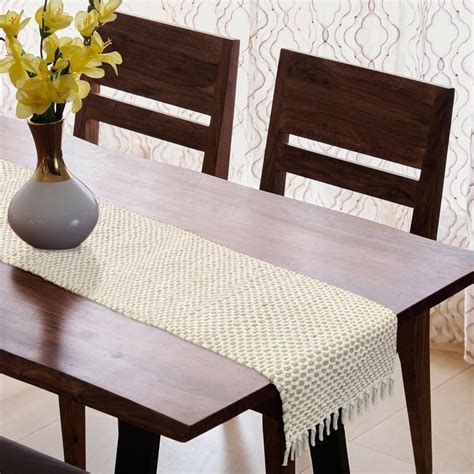 Buy LUXE HOME Woven Table Runner from Luxe Home at just INR 999.0