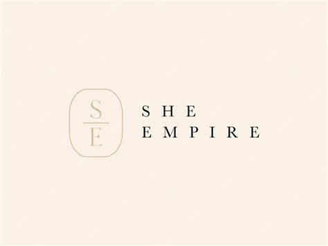 She empire lady preneur logo template | Premium Vector