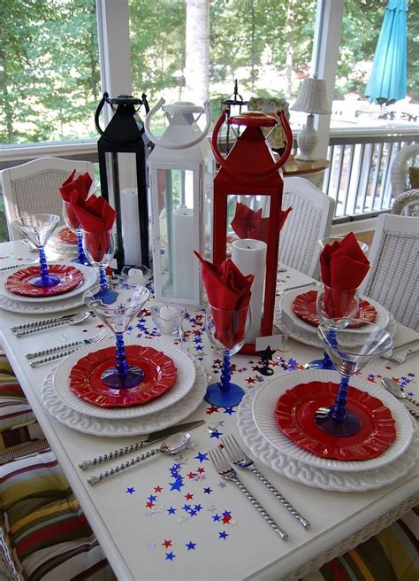 4th of july table decor