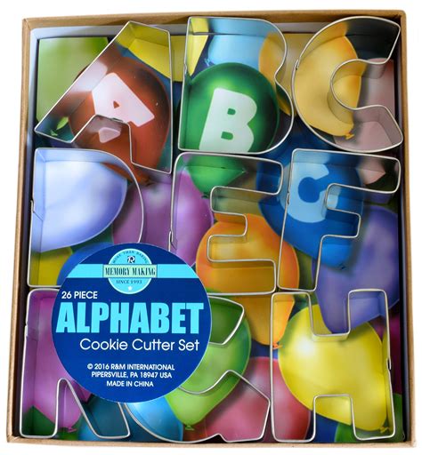 Alphabet Cookie Cutters Tinplate Set of 26 : Amazon.ca: Home