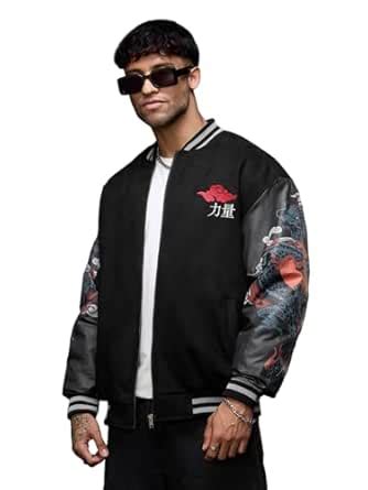 Buy The Souled Store Bomber Jacket: Dragon Men and Boys Full Sleeves ...
