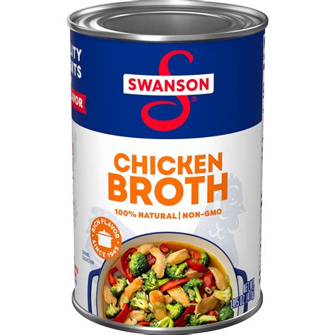 Swanson 100% Natural, Gluten-Free Chicken Broth, 14.5 oz Can - Walmart.com