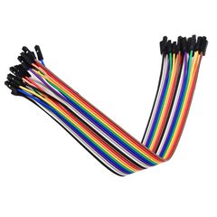 Buy Female to Female Jumper wire 20 cm 20 pcs Online – Robocraze
