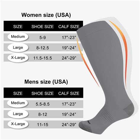 Snapklik.com : LEVSOX Wide Calf Compression Socks 20-30 Mmhg Knee High Women And Men Graduated ...