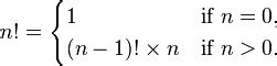 Image result for Recursive Factorial Function