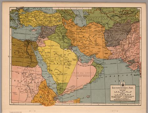 Southwestern Asia. As of June 23, 1939 - David Rumsey Historical Map Collection