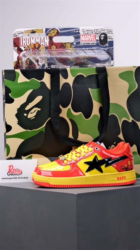A Bathing Ape Bape Sta marvel Comics Iron Man (2022)- From Rosasneaker ...