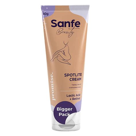 Sanfe Spotlite Body Cream For Dark Neck, Joints and Skinfolds ...