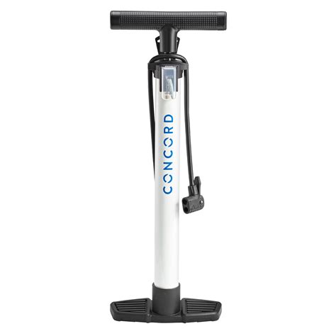 Concord Bikes High-Volume Floor Pump, 100 PSI, Dual Valve Compatibility ...