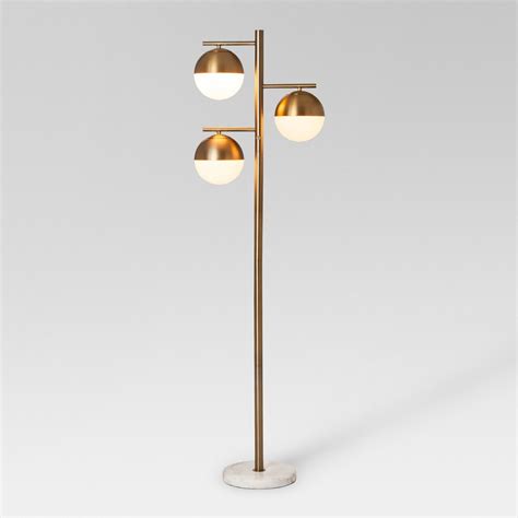 Geneva Multiple Glass Globe Floor Lamp Brass - Project 62™ - image 2 of ...