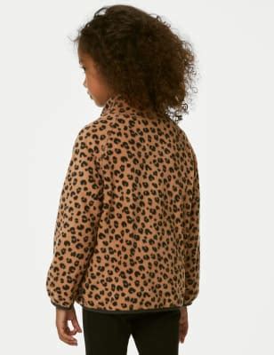Animal Print Half Zip Fleece (2-8 Yrs)