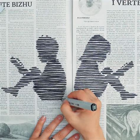 Incredible newspaper drawing art – Artofit