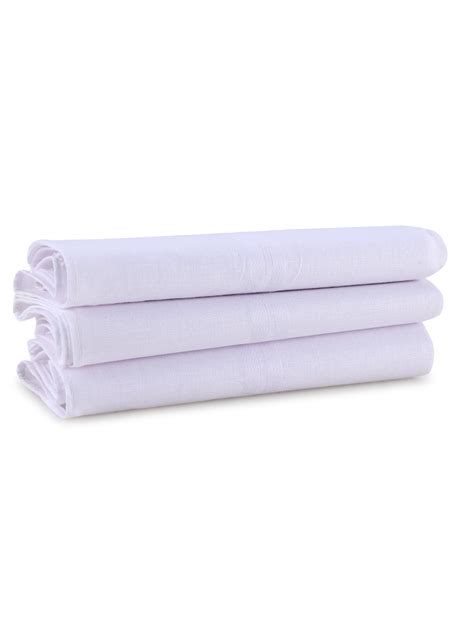 Lilac Textured Cotton Handkerchief Set