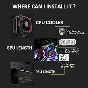 Amazon.in: Buy Ant Esports ICE-100 Mid-Tower Computer Case/Gaming ...