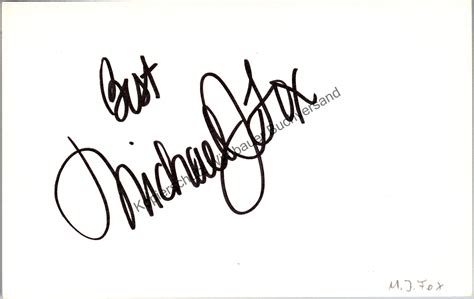 Original Autogramm Michael J. Fox /// Autogramm Autograph signiert ...