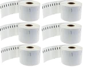 SKY 6-PCS 57mm x 32mm / 1000 Labels Per Roll Multipurpose Label Roll ...