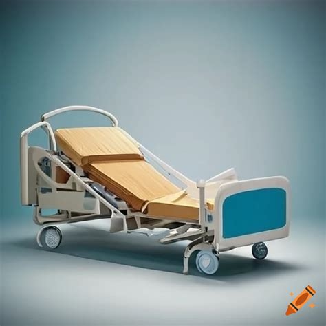 Hospital bed on Craiyon