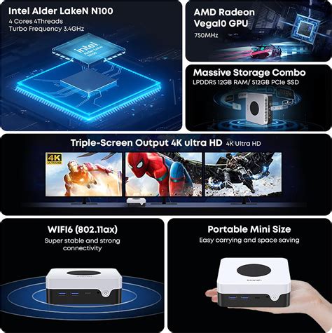 CHUWI LarkBox X Mini PC, 12GB LPDDR5 512GB SSD, India | Ubuy