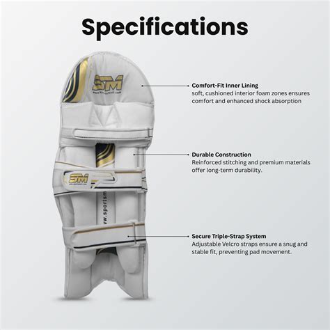 NOVA SM Elite Cricket Batting Pads | Pro Protection – SportsMart