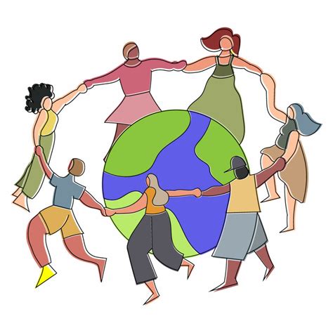 Harmony Across Borders: World Peace Illustrations - MasterBundles