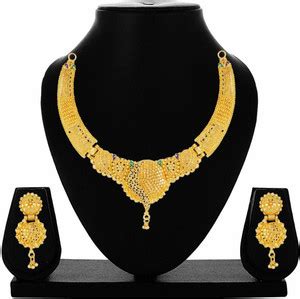 T&K Enterprise Alloy Brass Multicolor Jewellery Set Price in India ...