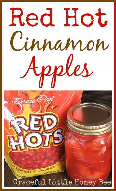 red hot cinnamon apples