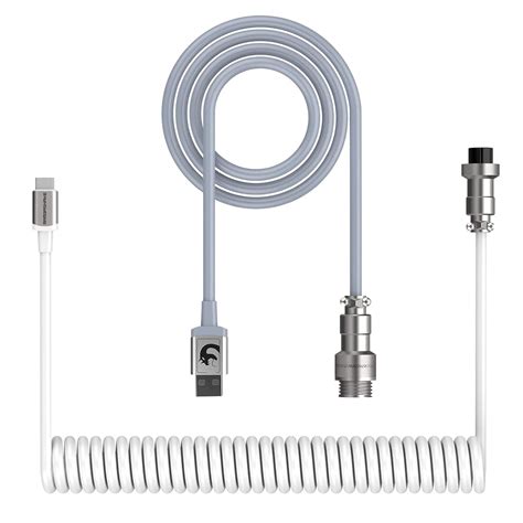 ZIYOU LANG C01 Custom Coiled USB C to A Cable with Detachable Double ...
