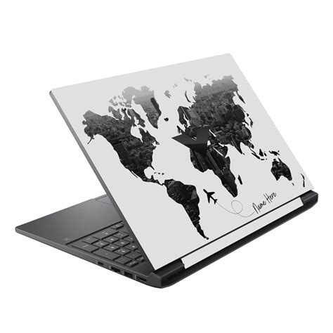 All Over the World Custom Name HP Victus Laptop Skin – WrapCart Skins
