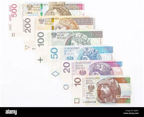 Polish money - full set of Polish Zloty Stock Photo - Alamy