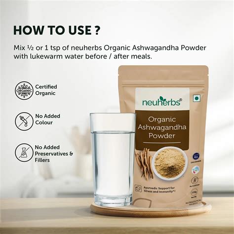 Neuherbs Organic Ashwagandha Powder