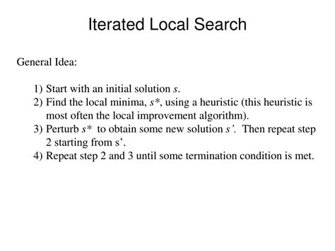 Image result for Iterated Local Search Algorithm