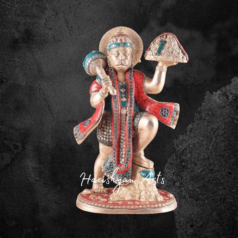 Brass Hanuman Statues