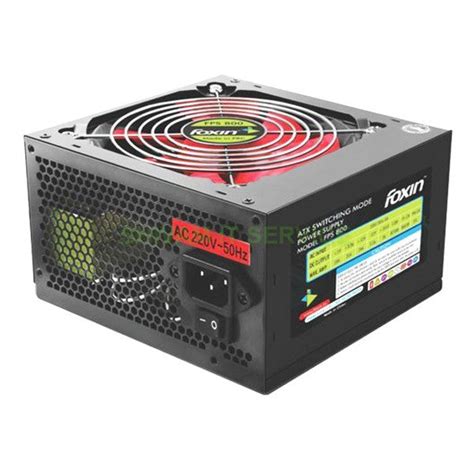 Foxin FPS 800 250 Watts Power Supply Multi Protection Technology SMPS ...