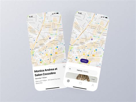 Image result for App Homepage Design with Map