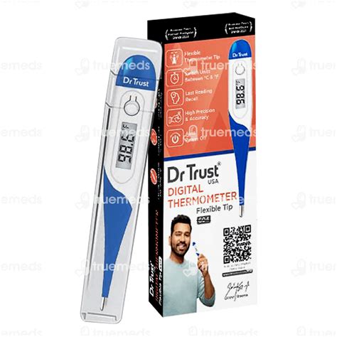 Dr Trust Usa Flexible Tip Digital 604 Thermometer 1 - Uses, Side ...