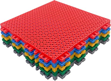 Amazon.com: 10PCS Modular Interlocking Floor Tiles, Outdoor Basketball ...