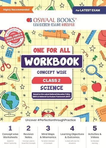 Oswaal One for All Workbook with Practice Worksheets Class 2 – Science ...