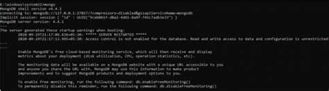 MongoDB Shell in Command Prompt 的图像结果