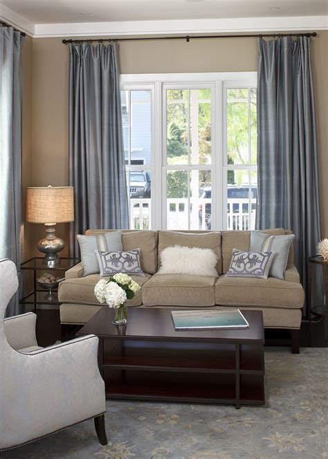 tan gray living room
