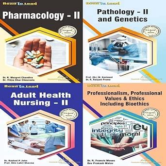 Buy B.sc Nursing 4th Semester Book Set (4 In 1) Adult Health Nursing ...