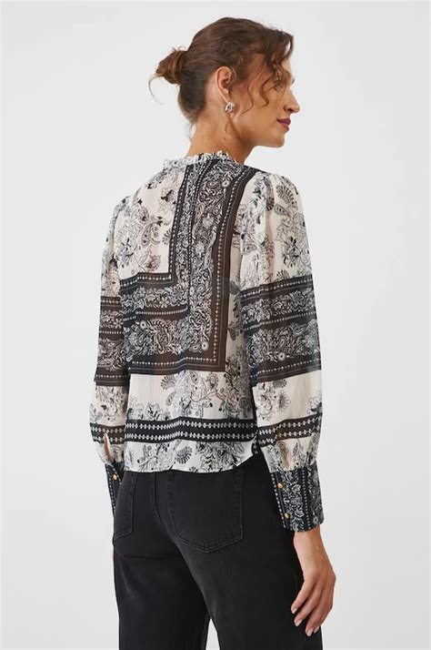 Bluzka damska regular wzorzysta kolor multicolor - MEDICINE