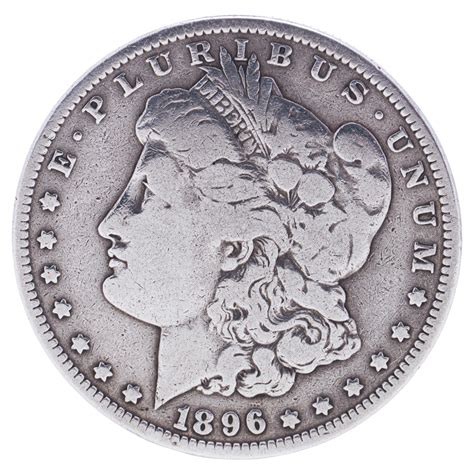 Antique 1896 Morgan One Dollar For Sale at 1stDibs | 1896 silver dollar ...
