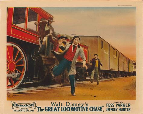 The Great Locomotive Chase Original F.O.H Lobby Card Set - Blue Robin ...